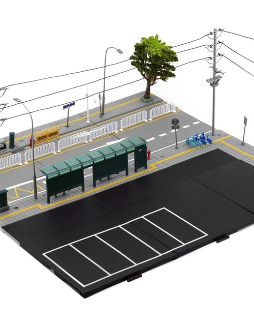 Load image into Gallery viewer, TINY City scale 1:64 Street Diorama Painted Model - S1 China Road Set
