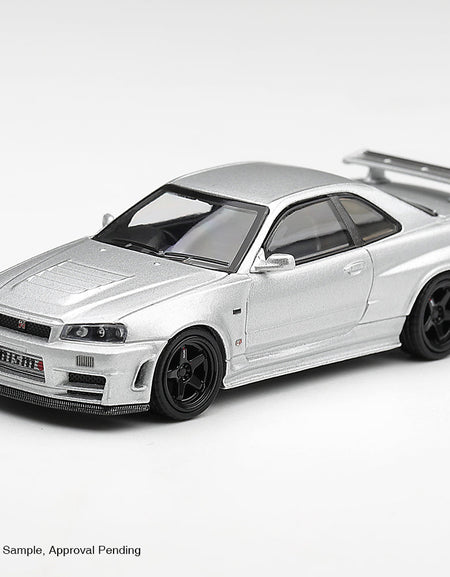 (Pre-order) Mini GT 1/64 #1329 Nissan NISMO R34GT-R Z-tune Z-Tune Silver RHD