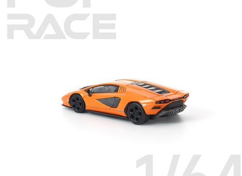 Load image into Gallery viewer, (Pre-order) POPRACE 1/64 LAMBORGHINI COUNTACH LP1 800-4 ARANCIA ATLAS Model Car
