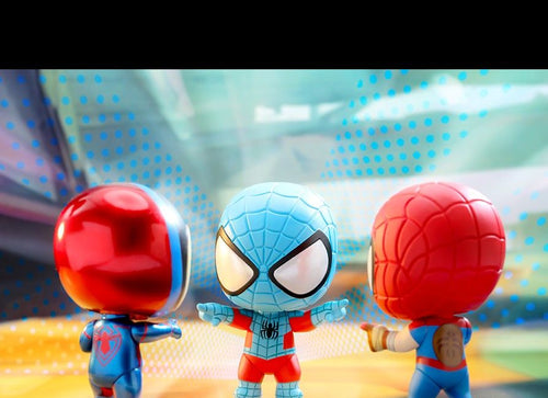 Load image into Gallery viewer, Hot Toys Marvel SPIDER-MAN: ACROSS THE SPIDER-VERSE COSBI BOBBLE-HEAD SET 1
