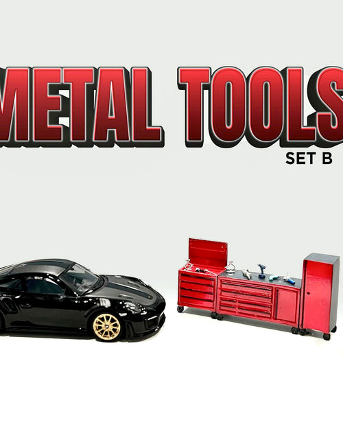 Load image into Gallery viewer, American Diorama 1:64 Figure Set: Metal Tools Set B AD-2411 (NO CAR)
