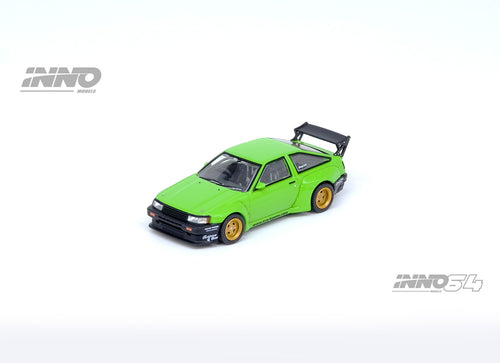 Load image into Gallery viewer, INNO64 1/64 TOYOTA AE86 Levin "PANDEM ROCKET BUNNY" Green Model

