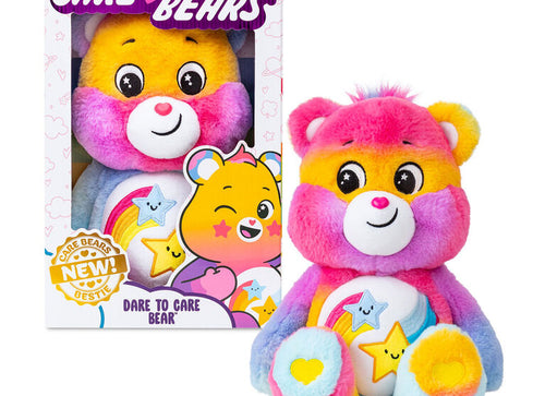 Load image into Gallery viewer, Care Bears Basic Fun 14 inch Soft Plush Toy - Dare To Care Bear

