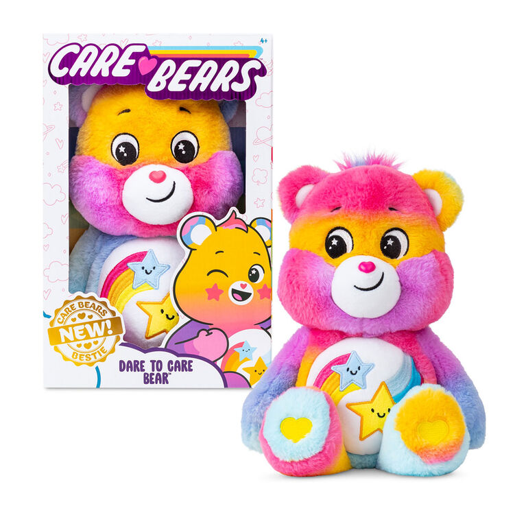 Care Bears Basic Fun 14 inch Soft Plush Toy - Dare To Care Bear