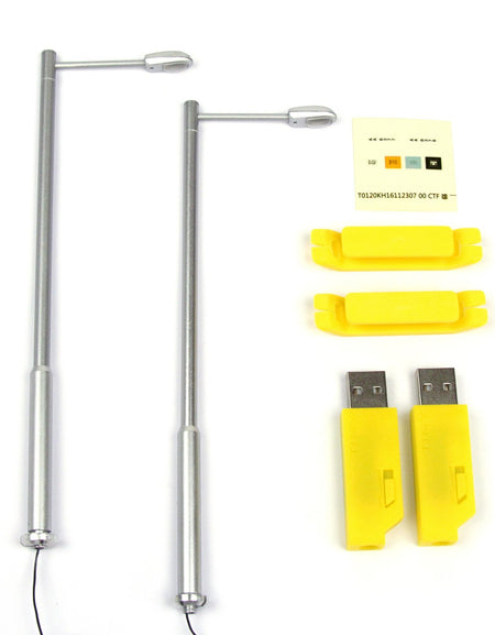 TINY Hong Kong City 1/43 Ax2 Road Accessory Lightning Lamppost LED Light Set