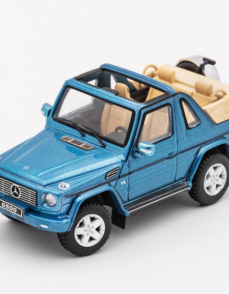 GCD 1/64 Mercedes-Benz G500 Cabriolet Blue LHD (With Accessories)