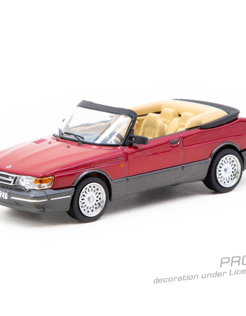 Load image into Gallery viewer, Tarmac Works 1/64 Saab 900 Turbo Convertible Red Diecast Model Car
