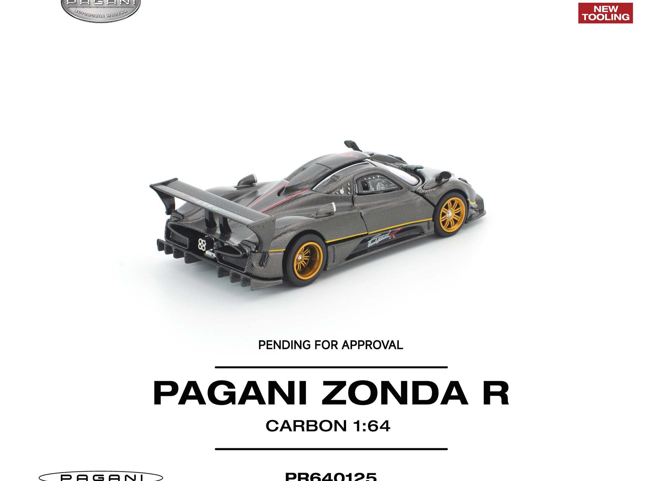 (Pre-order) POPRACE 1/64 PAGANI ZONDA R #PR640125 Diecast Model Car