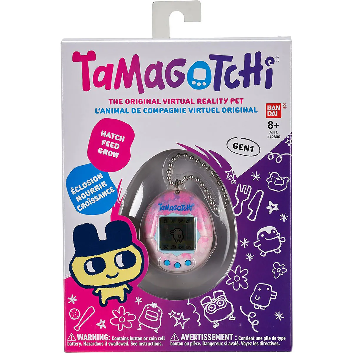 Bandai Tamagotchi Sakura GEN1 Electronic Pet Game Toy For Children