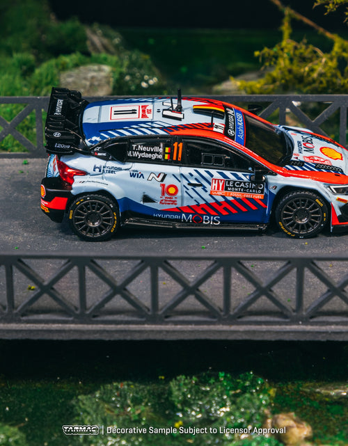 Load image into Gallery viewer, Tarmac Works 1/64 Hyundai i20 N Rally1 Hybrid Rallye Monte-Carlo 2024
