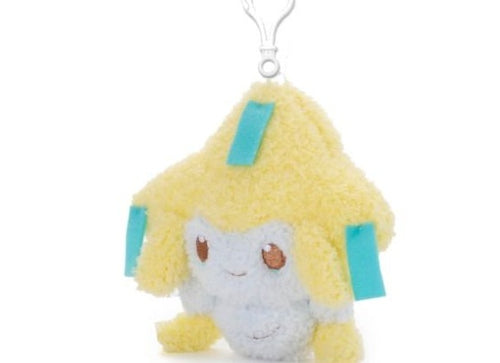 Load image into Gallery viewer, Takara Tomy Arts Pokemon Ball Chain Mini Plush Mascot Jirachi 12cm

