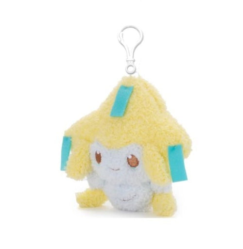 Load image into Gallery viewer, Takara Tomy Arts Pokemon Ball Chain Mini Plush Mascot Jirachi 12cm
