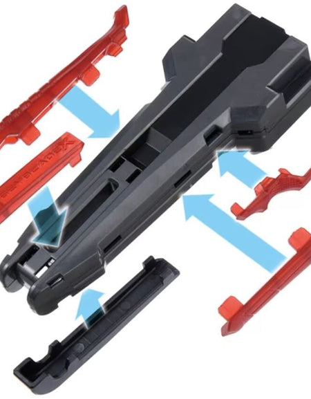 Takara Tomy Beyblade X BX-41 Rubber Custom Grip Gunmetal Ver.