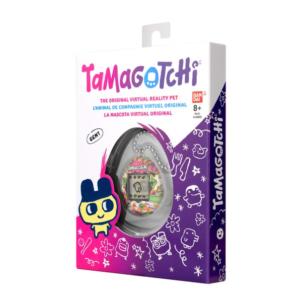 Bandai Original Tamagotchi - GEN1 Kuchipatchi Comic Book Electric Pet