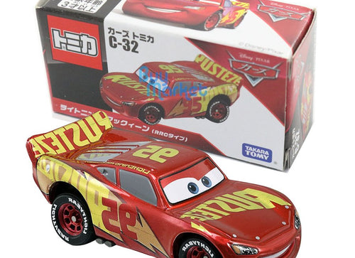 Load image into Gallery viewer, Tomica Takara Tomy Disney CARS  C-32 Lightning McQueen (RRC) Diecast Toy car
