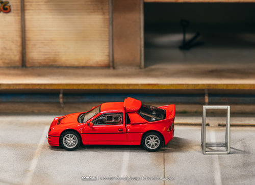 Load image into Gallery viewer, Tarmac Works 1/64 Ford RS200 Red Diecast Model Car
