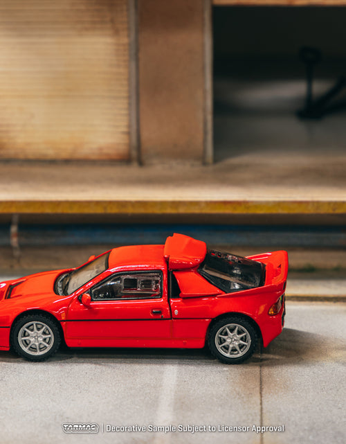 Load image into Gallery viewer, Tarmac Works 1/64 Ford RS200 Red Diecast Model Car
