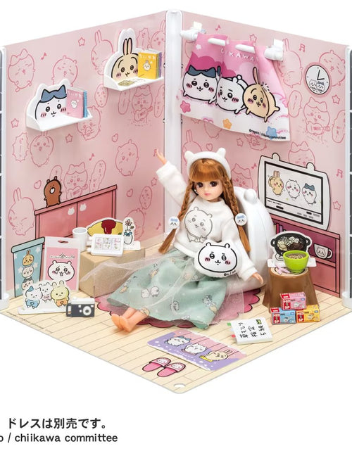 Load image into Gallery viewer, Takara Tomy Licca Chan Licca House A Lot of Chiikawa 2way Room Playset (NO DOLL)
