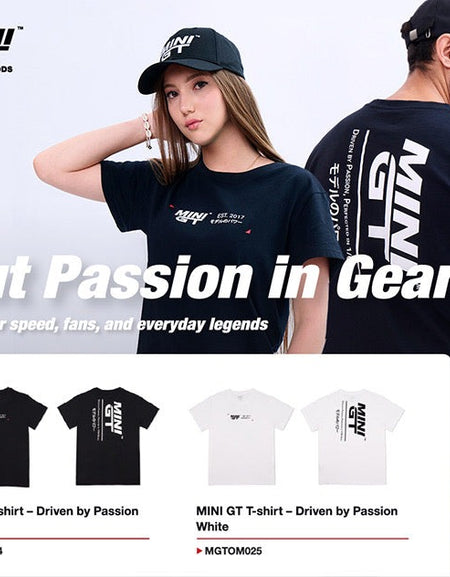 MINI GT Official T-shirt - Driven by Passion White L Size