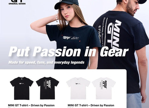 Load image into Gallery viewer, MINI GT Official T-shirt - Driven by Passion White L Size

