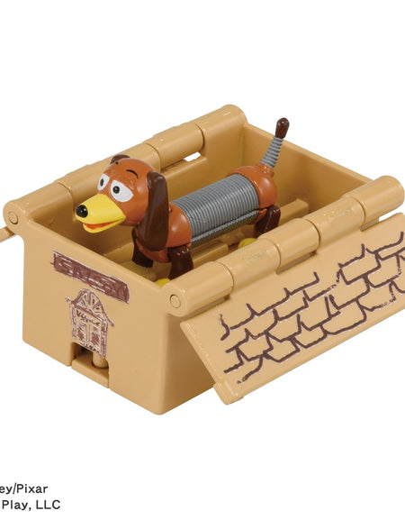 Takara Tomy Dream Tomica Toy Story 5 SP Ride On Slinky Dog & Cardboard Toy Box