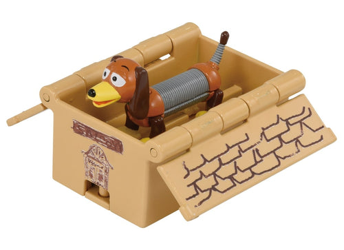 Load image into Gallery viewer, Takara Tomy Dream Tomica Toy Story 5 SP Ride On Slinky Dog &amp; Cardboard Toy Box
