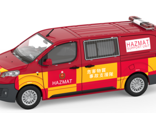 Load image into Gallery viewer, Tiny City Die-cast Model Car 1/64 - Peugeot Expert FSD HAZMAT Supporting Unit
