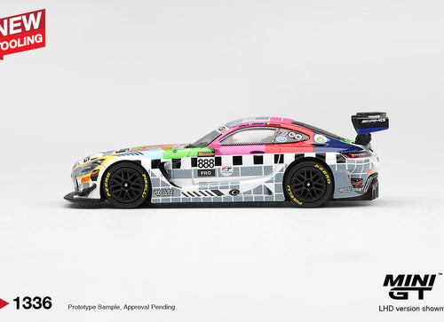 Load image into Gallery viewer, (Pre-order) Mini GT #1336 Mercedes-AMG GT3 #888 Mercedes-AMG Team GMR 12hrs 2025
