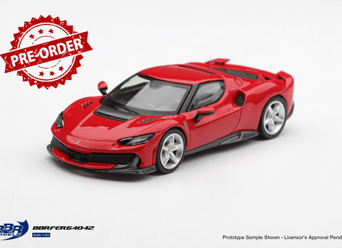 Load image into Gallery viewer, (Pre-order) BBR 1/64 Ferrari 296 Speciale Rosso Corsa (Red) Diecast Model Car

