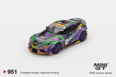 Mini GT #951 "Toyota GR Supra KUHL 2021 D1GP EVANGELION RACING D1