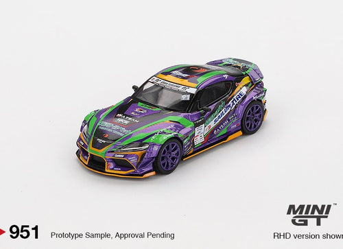 Load image into Gallery viewer, Mini GT #951 "Toyota GR Supra KUHL 2021 D1GP EVANGELION RACING D1
