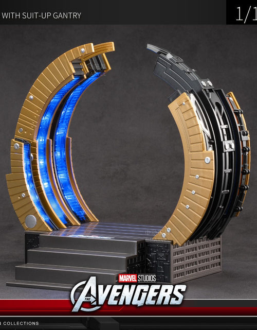 Load image into Gallery viewer, ZD Toys Marvel Avengers 1/10 MK6 With Suit-up Gantry Action Figure Set
