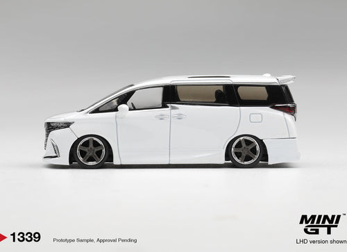 Load image into Gallery viewer, (Pre-order) Mini GT #1339 Toyota Alphard 40 KUHL White RHD Diecast Model Car
