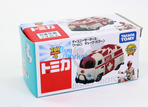 Load image into Gallery viewer, Takara Tomy Tomica Disney Pixar Motors Toy Story 4 Duke Caboom Mini Diecast Car

