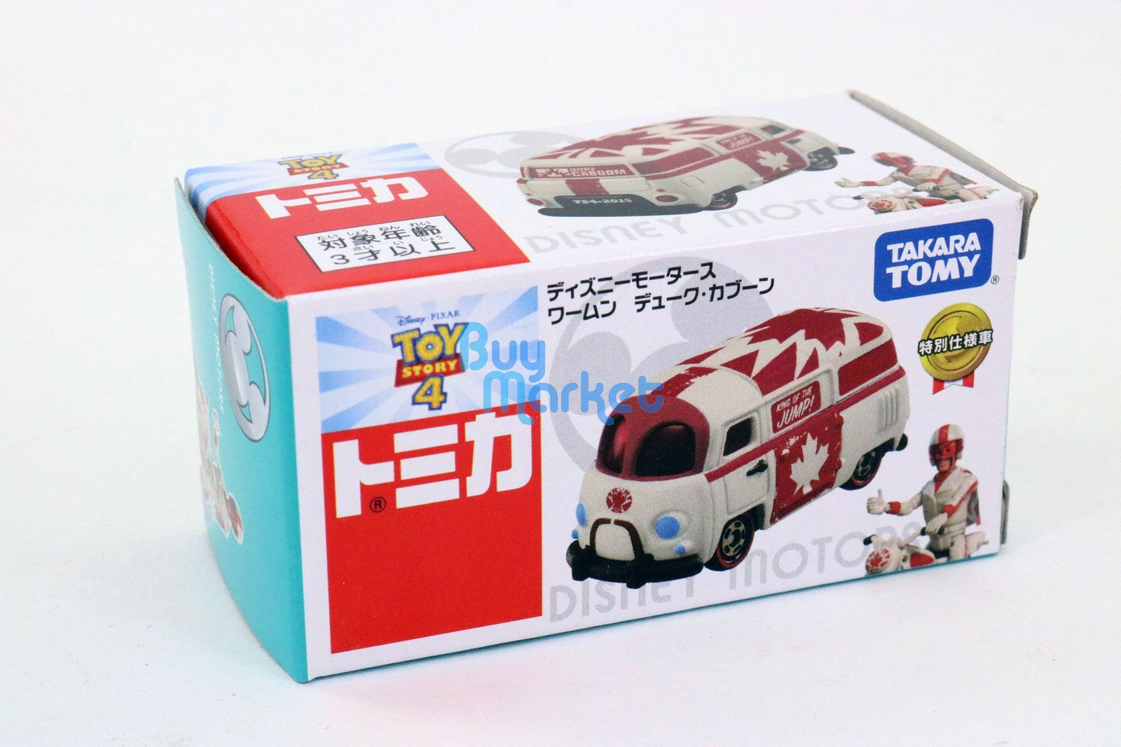 Takara Tomy Tomica Disney Pixar Motors Toy Story 4 Duke Caboom Mini Diecast Car