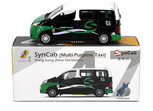 Load image into Gallery viewer, Tiny City 47 Hong Kong Syncab 1/64 Multipurpose Taxi Model Car (New Territories)
