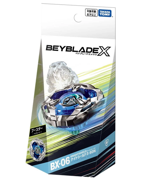 Takara Tomy Beyblade X Booster BX-06 Knight Shield 3-80N (Redeco)