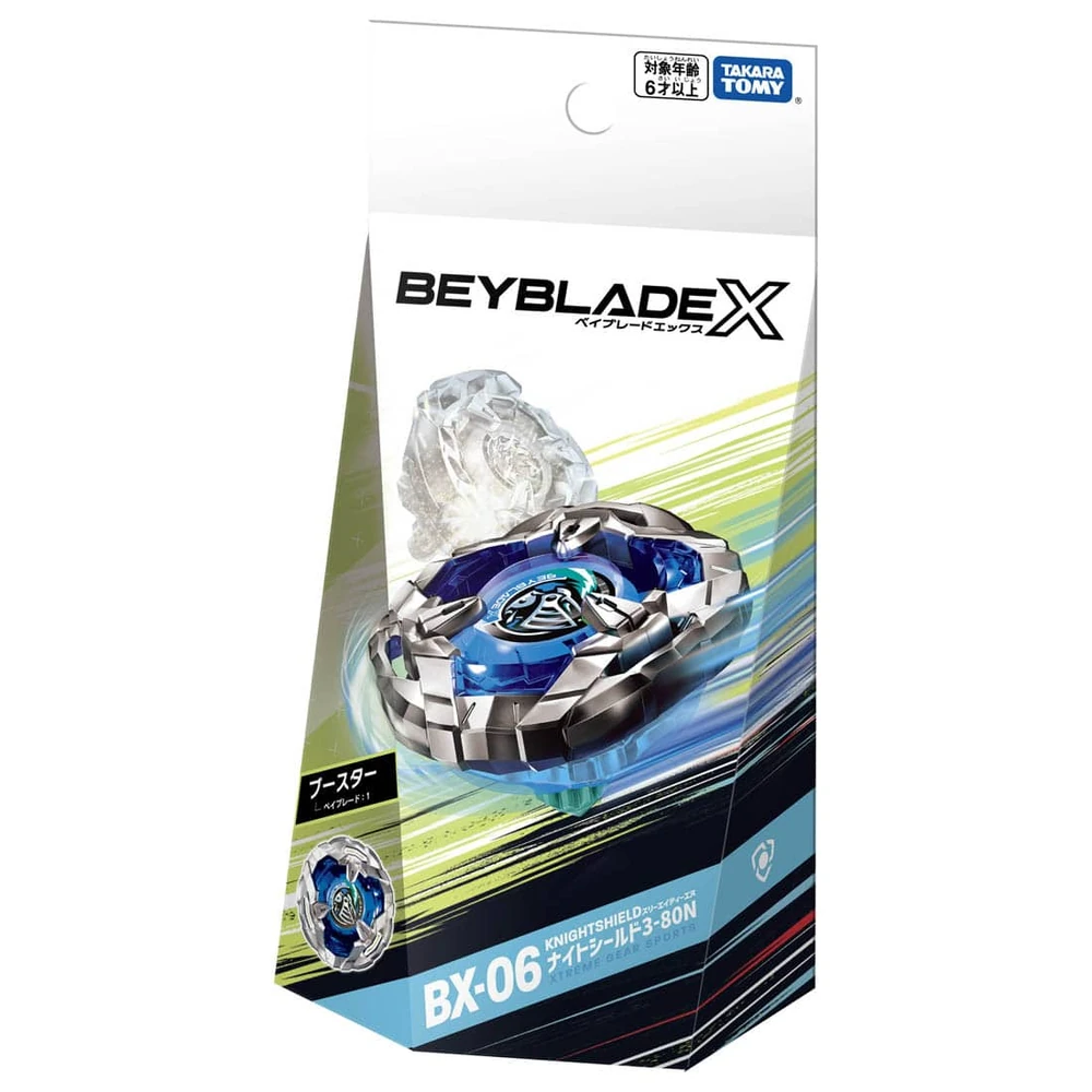 Takara Tomy Beyblade X Booster BX-06 Knight Shield 3-80N (Redeco)