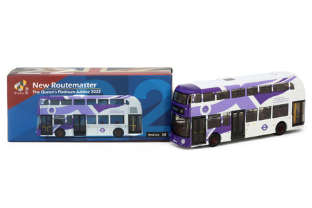 Tiny City Diecast UK22 - New Routemaster The Queen's Platinum Jubilee