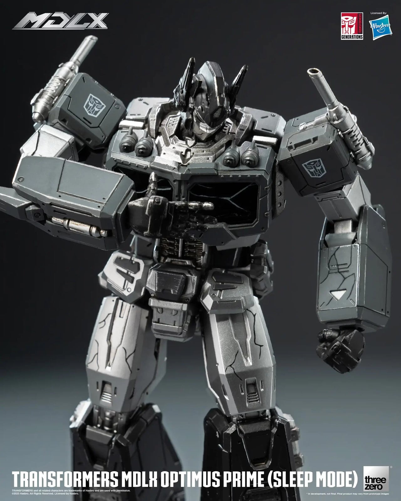 Threezero Transformers MDLX Optimus Prime (Sleep Mode) Action Figure Set