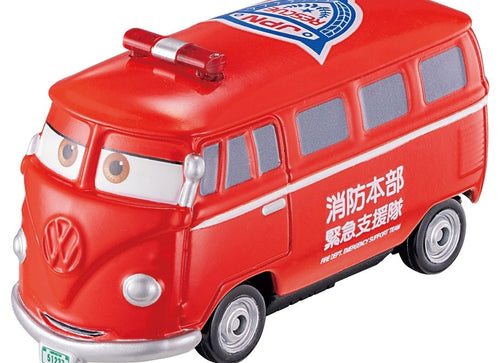 Load image into Gallery viewer, Takara Tomy Disney Tomica PIXAR CARS C-19 Fillmore (Fire Command Vehicle Type)
