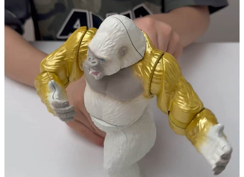 Load image into Gallery viewer, Takara Tomy Ania Kingdom Adventure Big Ania Gold Gorilla Action Figure
