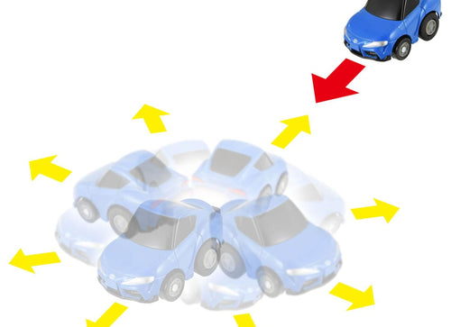 Load image into Gallery viewer, Takara Tomy Tomica ChoroQ Pull Back Diecast e-13 Toyota Supra (A90)
