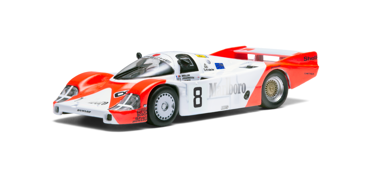 (In Stock) Sparky X Tiny Porsche 956 No.8 6th 24H Le Mans 1983 B.Wollek K.Ludwi