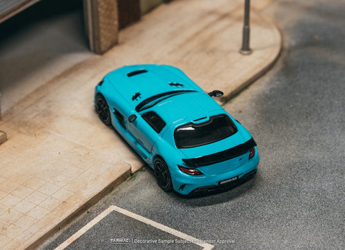 Load image into Gallery viewer, (Pre-order)Tarmac Works 1/64 Mercedes-Benz SLS AMG Coupé Black Series Matte Blue
