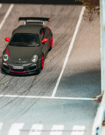 (Pre-order) Tarmac Works Porsche 911 GT3 RS (Type 997.2) Grey Diecast Model Car