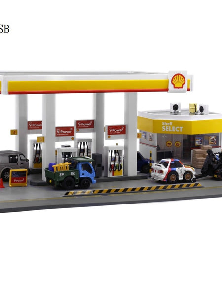 TinyQ - BQ08 Shell Hong Kong Petrol Station Diorama