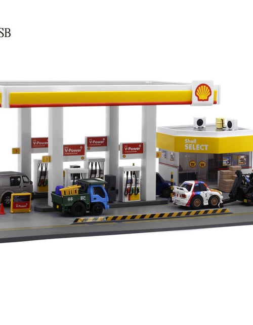 Load image into Gallery viewer, TinyQ - BQ08 Shell Hong Kong Petrol Station Diorama
