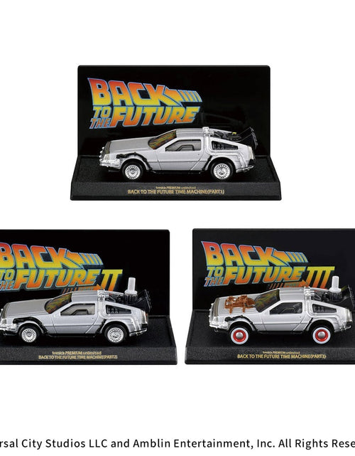 Load image into Gallery viewer, Takara Tomy Tomica Premium Unlimited BACK TO THE FUTURE 40th Anniversary Collect
