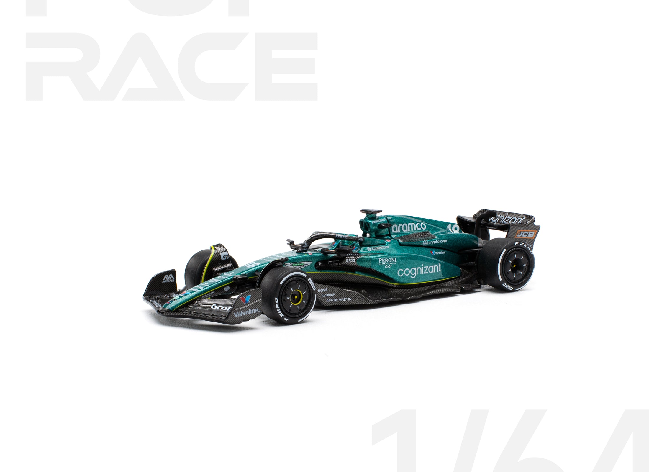 (Pre-order) POPRACE 1/64 ASTON MARTIN AMR23 LANCE STROLL Diecast Model Car